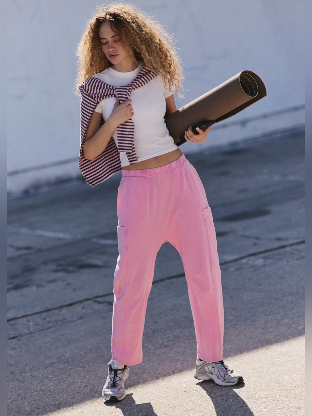 FP Movement by Free People Pink Track Joggers
